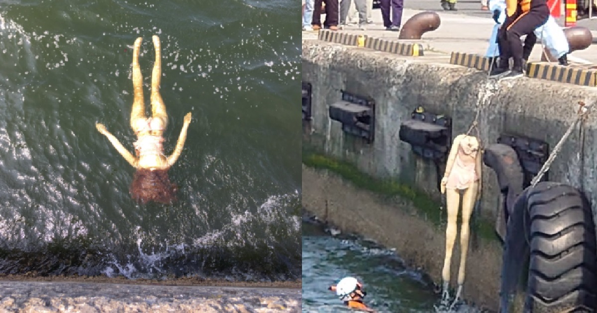 Body of “drowned woman” retrieved from river, turns out It’s a s*x doll