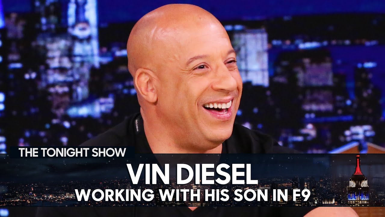 Vin Diesel Gets Emotional About Working with His Son in F9 | The Tonight Show Starring Jimmy Fallon