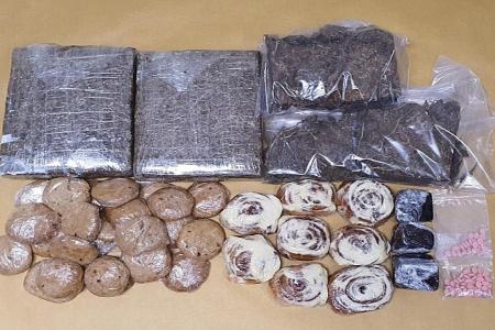 Over 3kg of cannabis seized, 3 Singaporeans, one foreigner arrested