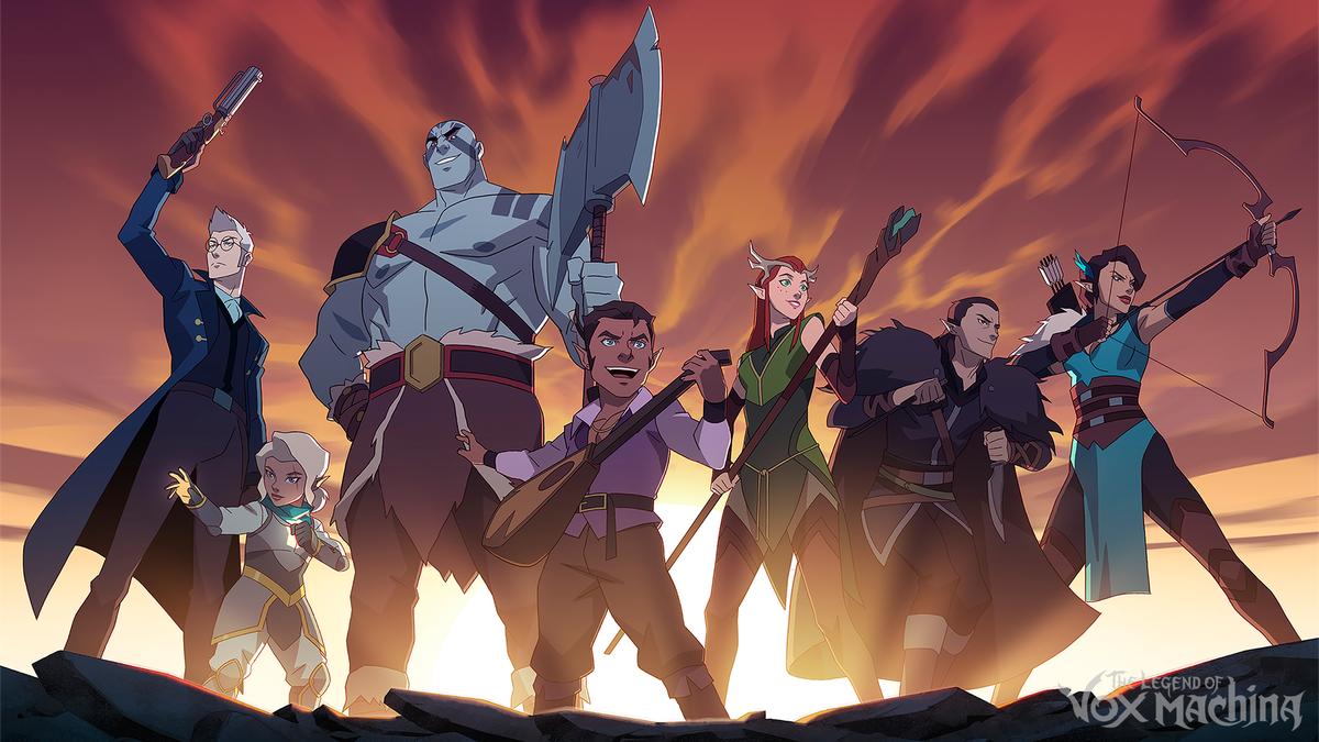 Critical Role reveals final character art for Vox Machina animated series