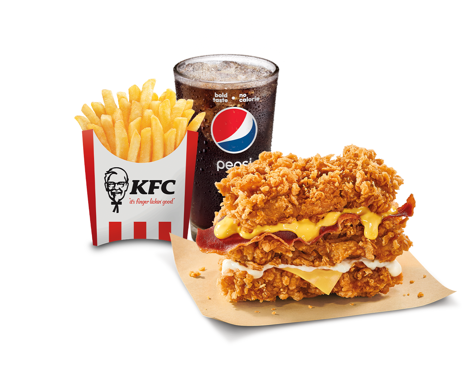 KFC Launching Cheesy Zinger Triple Down Which Comprises 3 Zinger Fillets for Only 10 Days