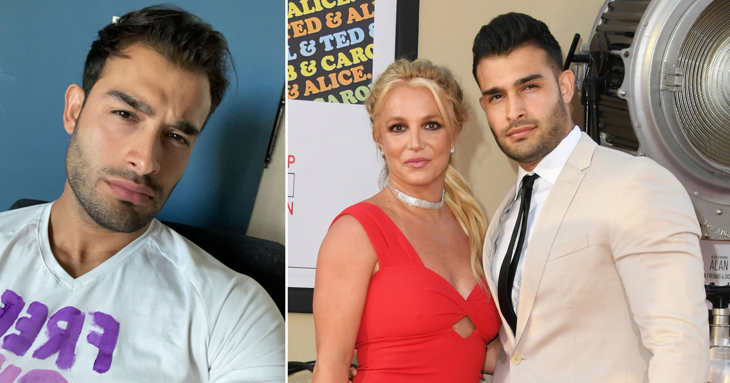 Britney Spears’ boyfriend Sam Asghari wears #FreeBritney shirt ahead of conservatorship court hearing
