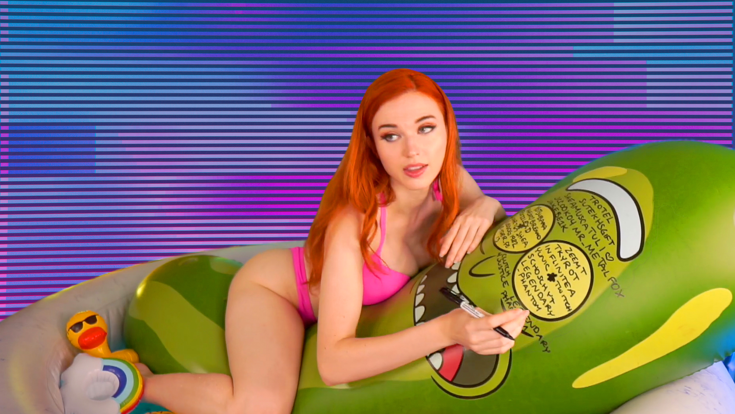For hot tub streamer Amouranth, harassment is just part of the job