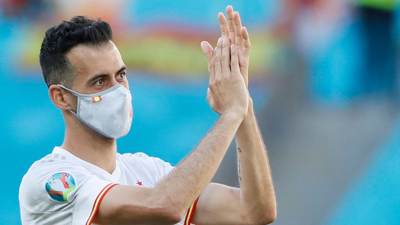 Spain's Sergio Busquets emotional after win: 'I didn't know if I could come back'