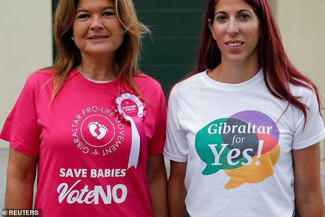 Gibraltar votes 'yes' to easing its extremely strict abortion laws which currently only allow the procedure if it is to save the mother's life