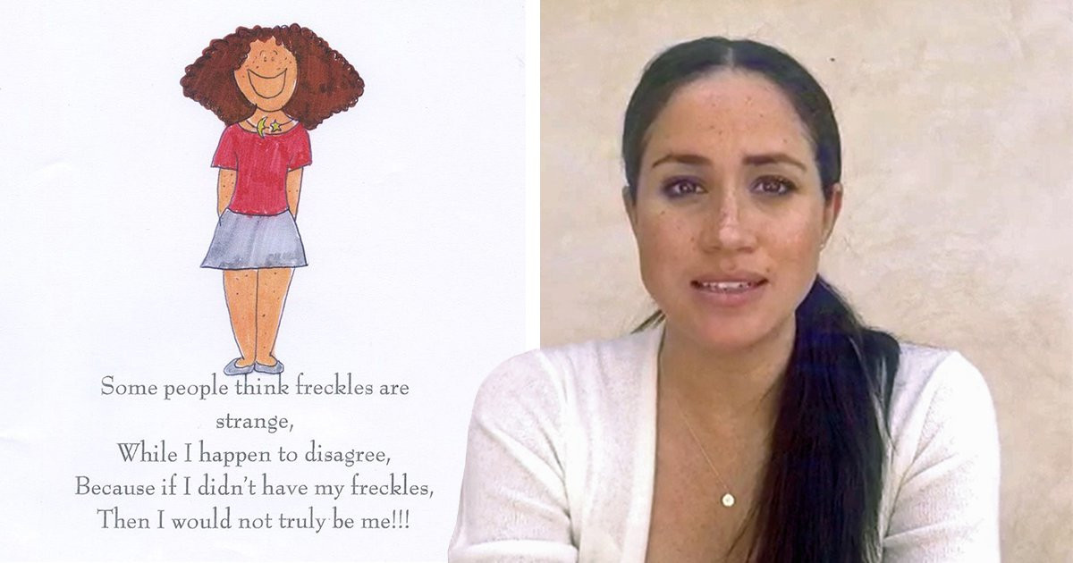 Meghan says ‘some find her freckles strange’ in unearthed book she wrote as teen