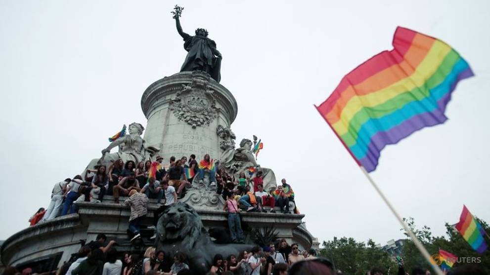 Thousands march in Paris' first LGBT pride since lockdown