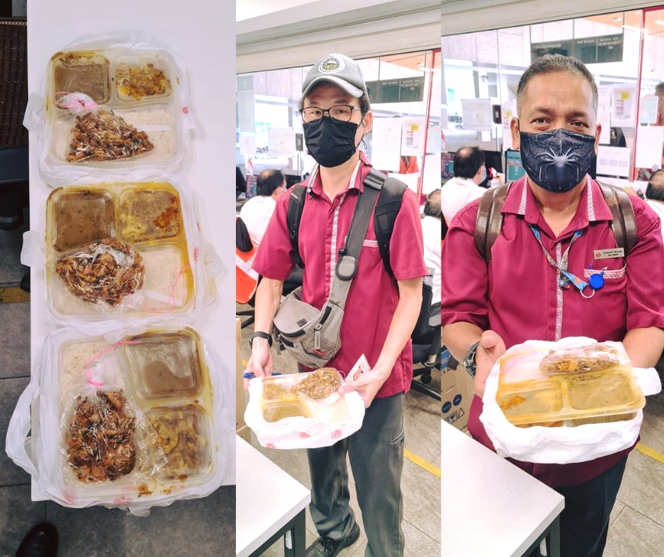 【暖心驿站】蔡厝港公寓居民赠巴士转换站100份黄姜饭 车长感惊喜