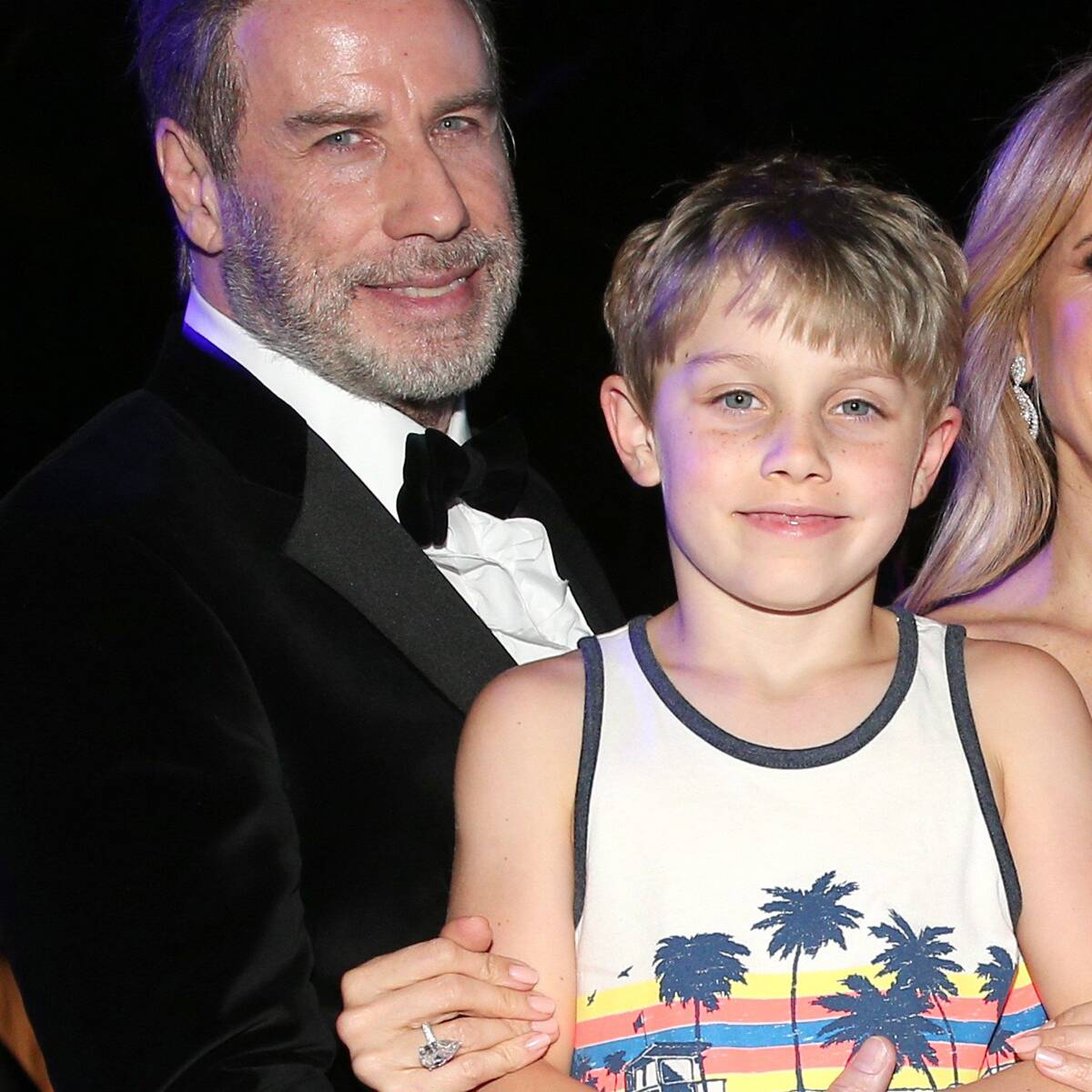 John Travolta and 10-Year-Old Son Benjamin Team Up for Adorable Video at Stanley Cup Playoffs