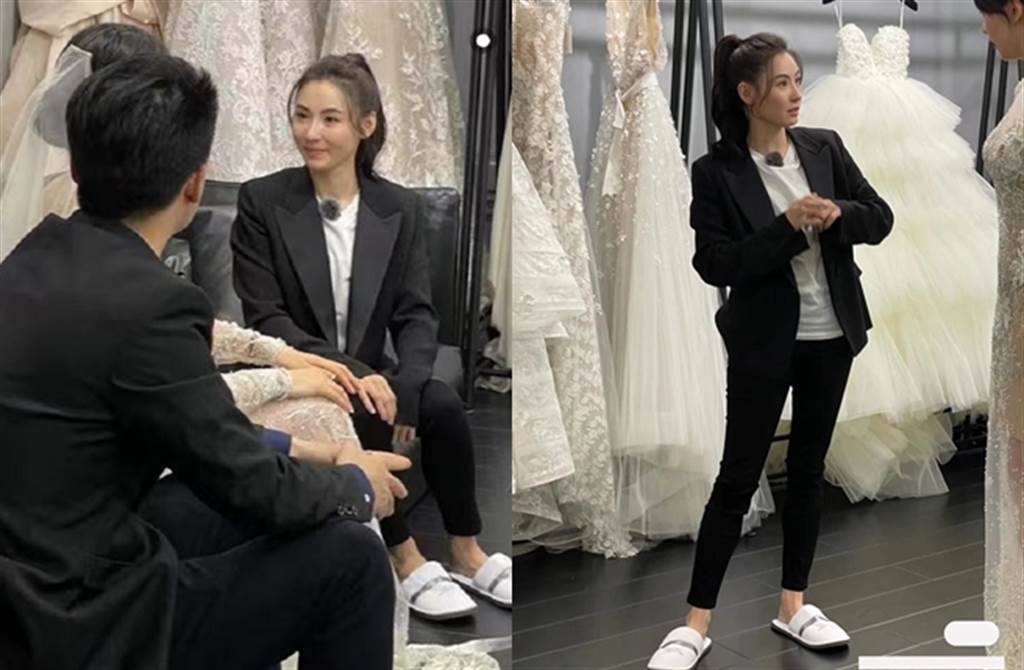 张柏芝破怀孕传闻　被捕获暴瘦现身婚纱店