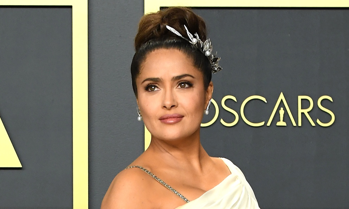 Salma Hayek leaves fans speechless on throwback Thursday in curve-hugging dress