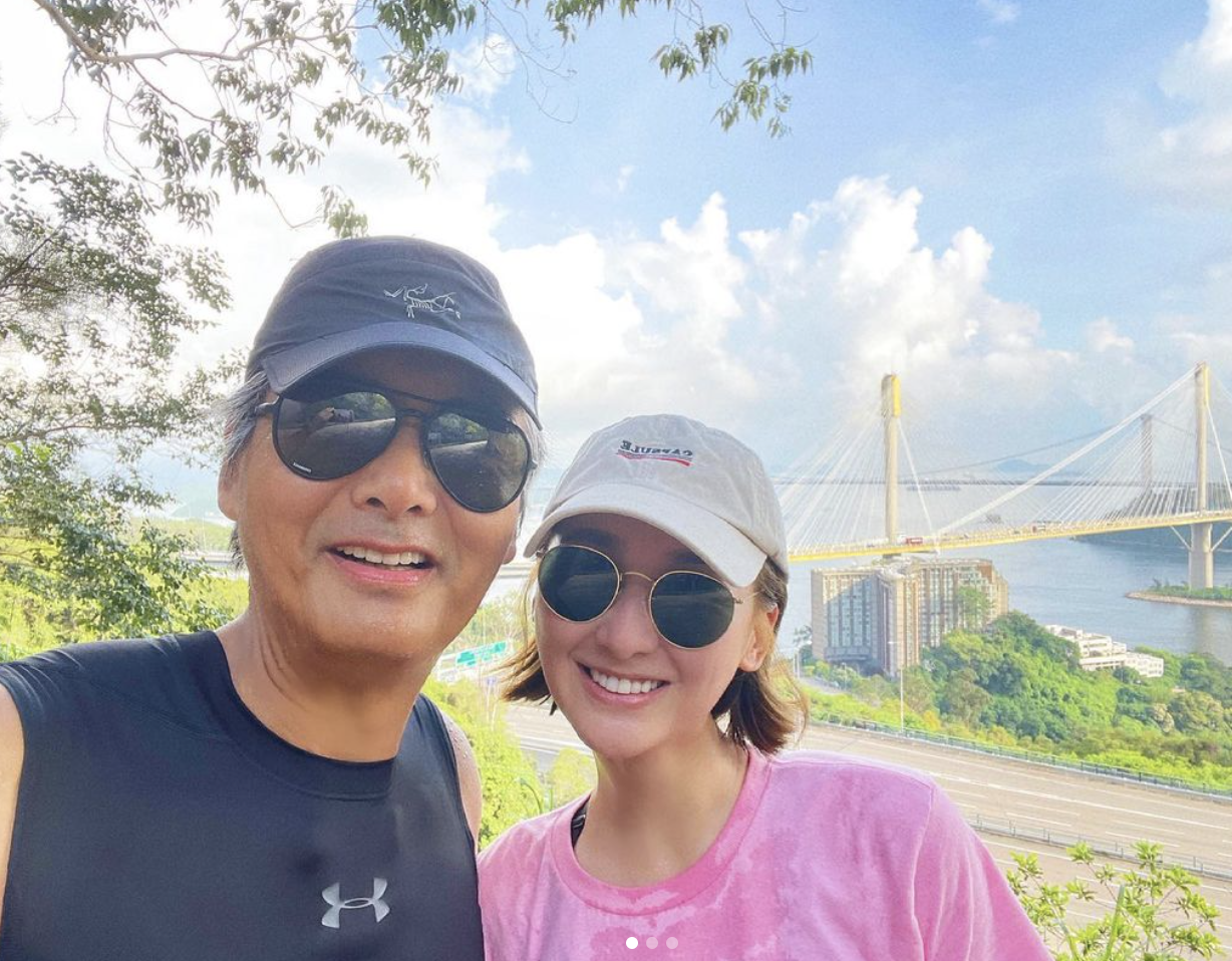 Model Samantha Ko chanced upon Chow Yun-fat while hiking