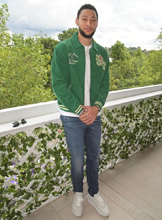 Ben Simmons Was Kissing and Flexing at Wimbledown with Maya Jama in ...