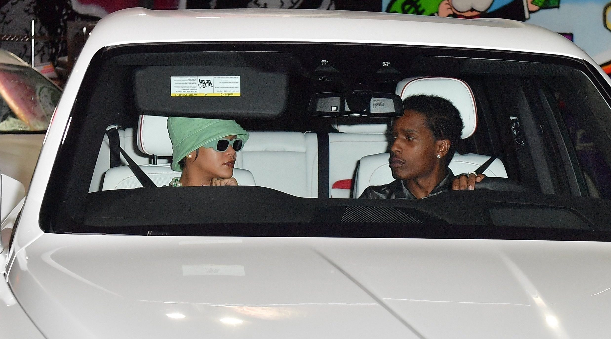 Rihanna heads to recording studio with boyfriend A$AP Rocky to hopefully record the collaboration we need