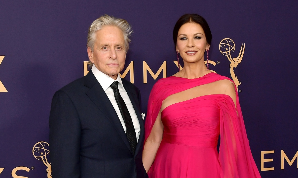 Catherine Zeta-Jones shares romantic selfies with husband Michael Douglas