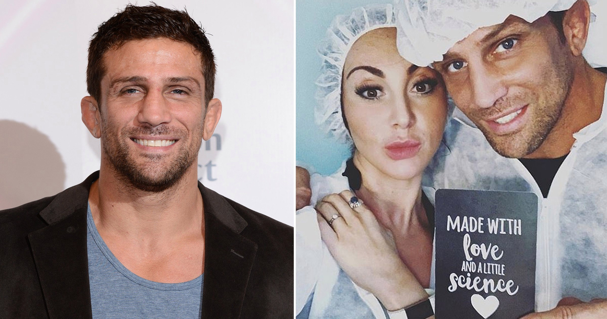 Alex Reid welcomes baby girl with fiancee Nikki Manashe after tough IVF journey