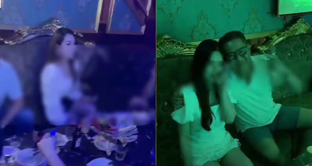 Alleged leaked footages of ladies with chi ko pek from ktv cluster