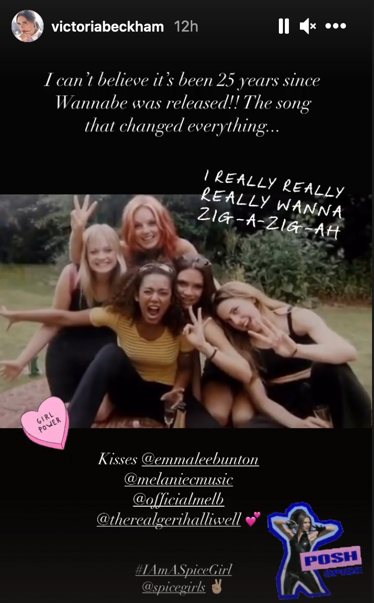 Zig-a-zig-ah! Spice Girls celebrate 25th anniversary of 'Wannabe' with totally '90s throwback pics