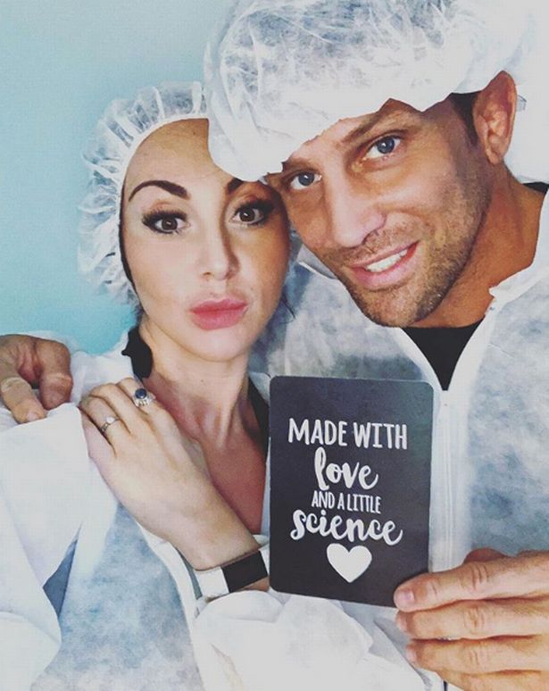 New parents Alex Reid and partner Nikki Manashe share first picture of miracle baby girl