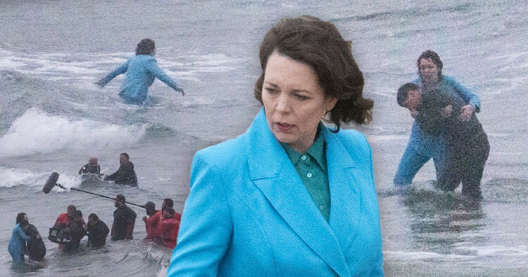Olivia Colman Takes A Plunge In The Sea In Dramatic Rescue Scene For New Film Joyride Nestia
