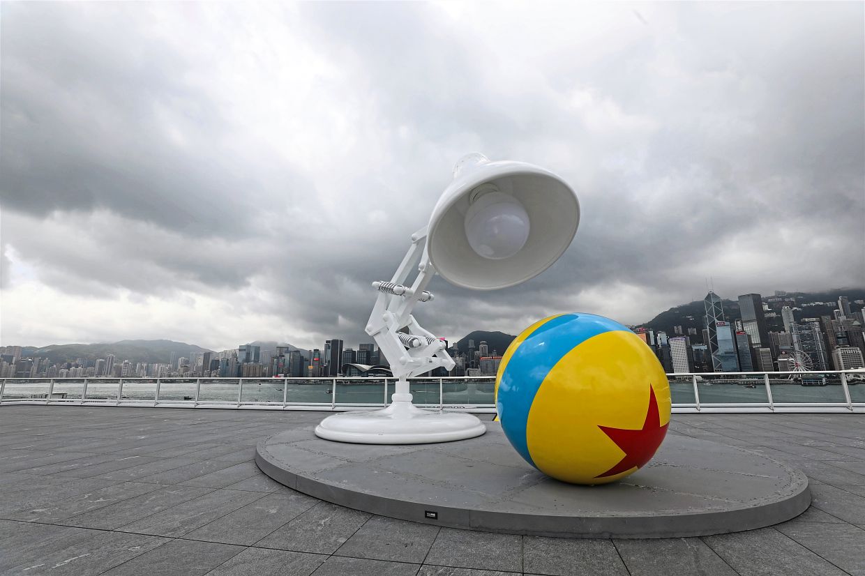 Cartoons come alive in Hong Kong for Pixar's 35th anniversary