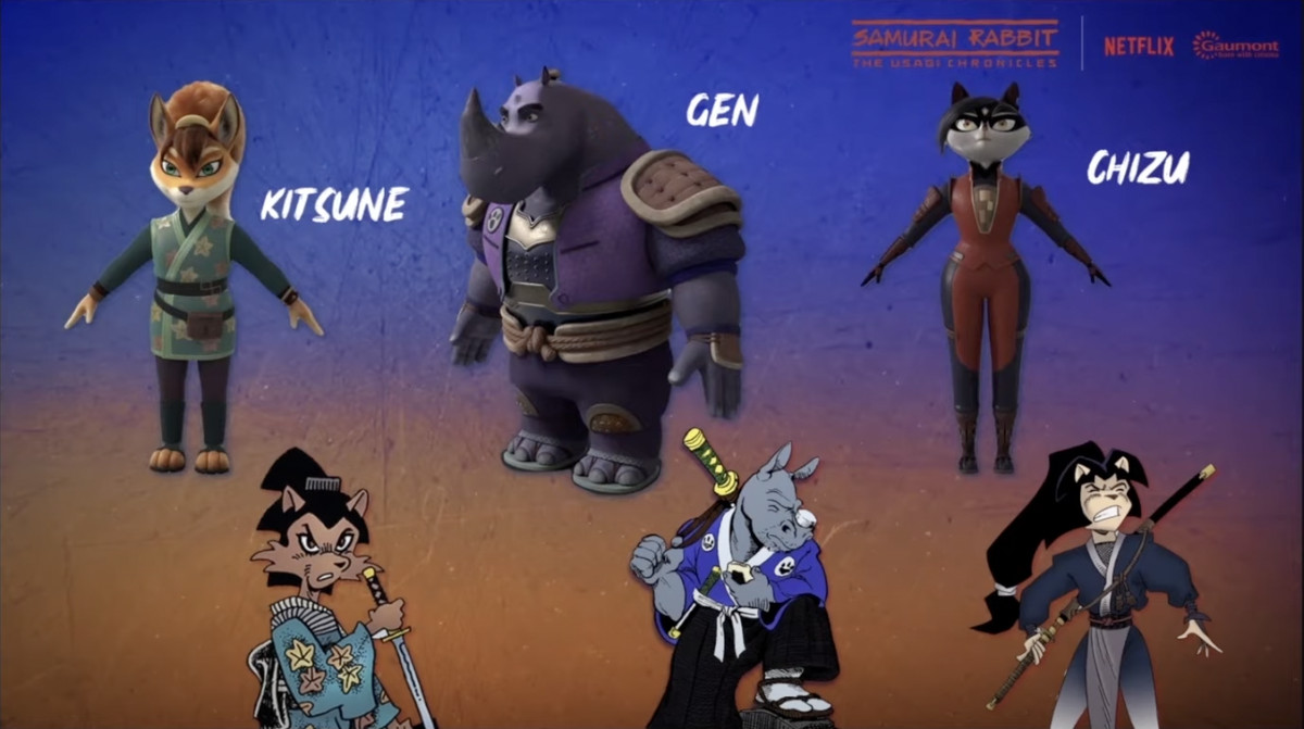 A first look at the hero bunny of Netflix’s Samurai Rabbit: The Usagi Chronicles