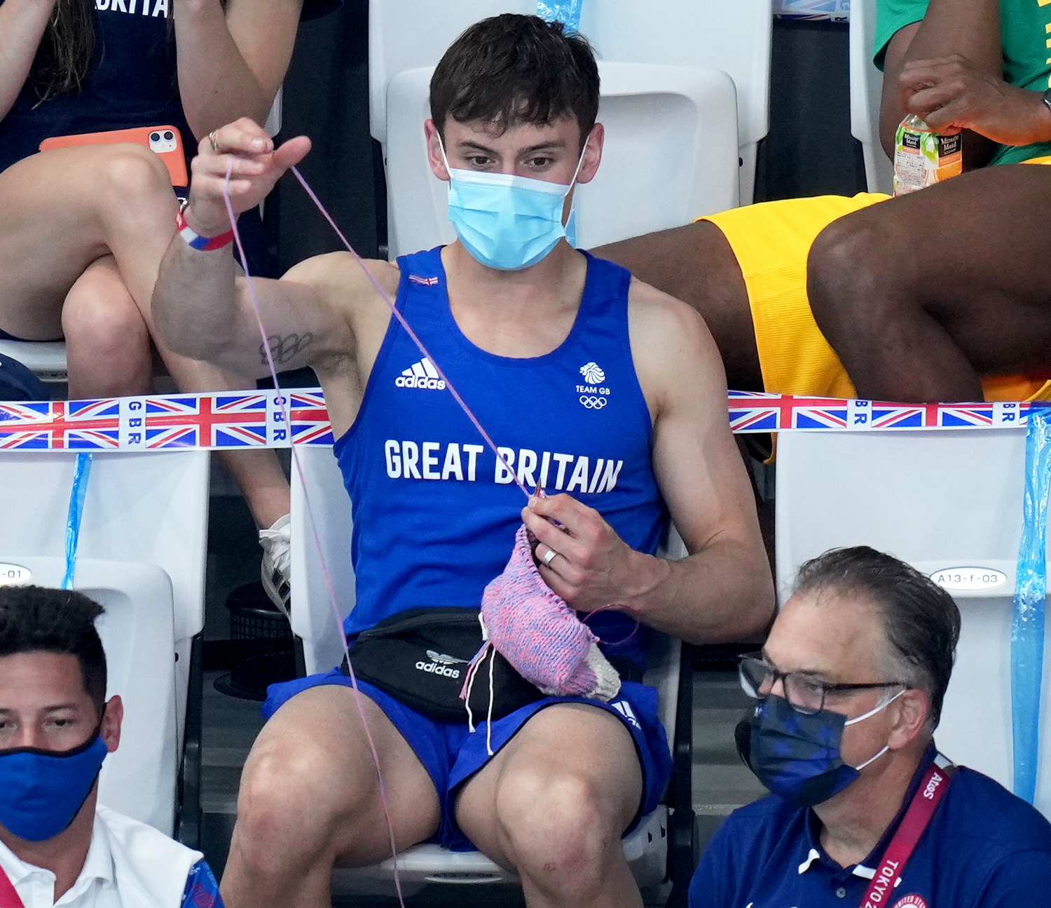 Tom Daley Launches Line of Knit Kits After His Viral Knitting Moments at Tokyo Olympics