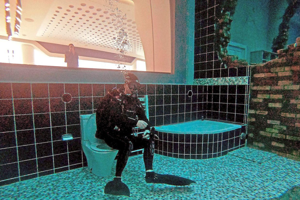 Take a dive in the world’s deepest pool