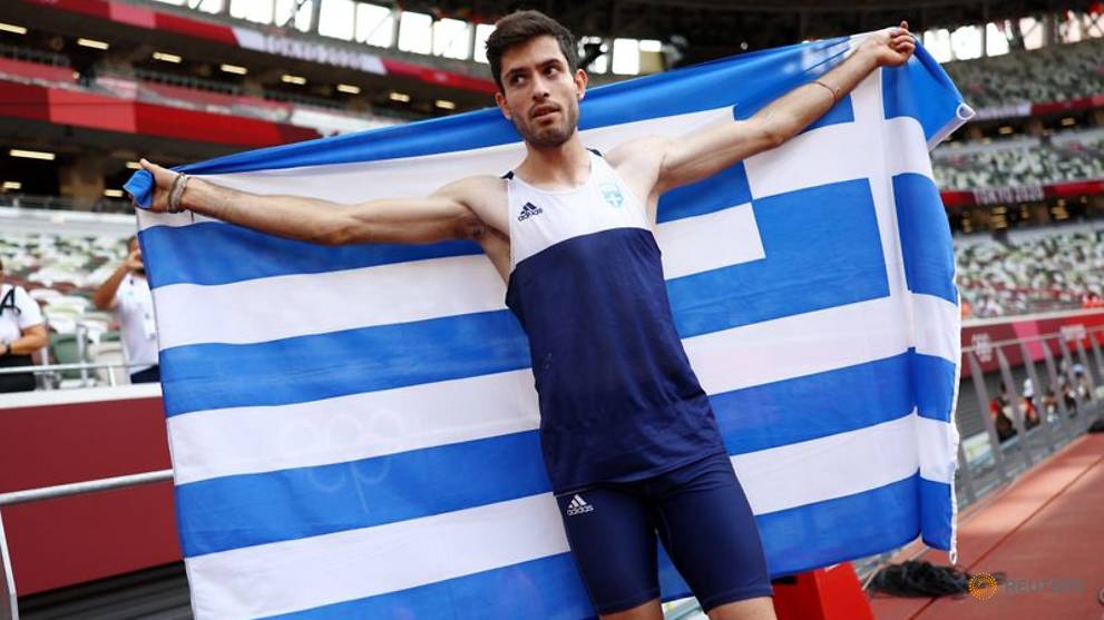 Olympics-Athletics-Greek Tentoglou wins men's long jump gold at Tokyo Games