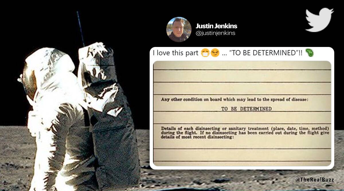 Apollo astronauts went through customs after returning from Moon, form goes viral