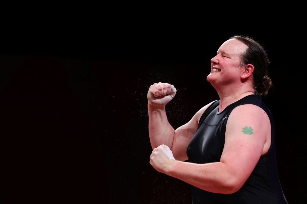 History-maker Hubbard says not a transgender icon, but an athlete