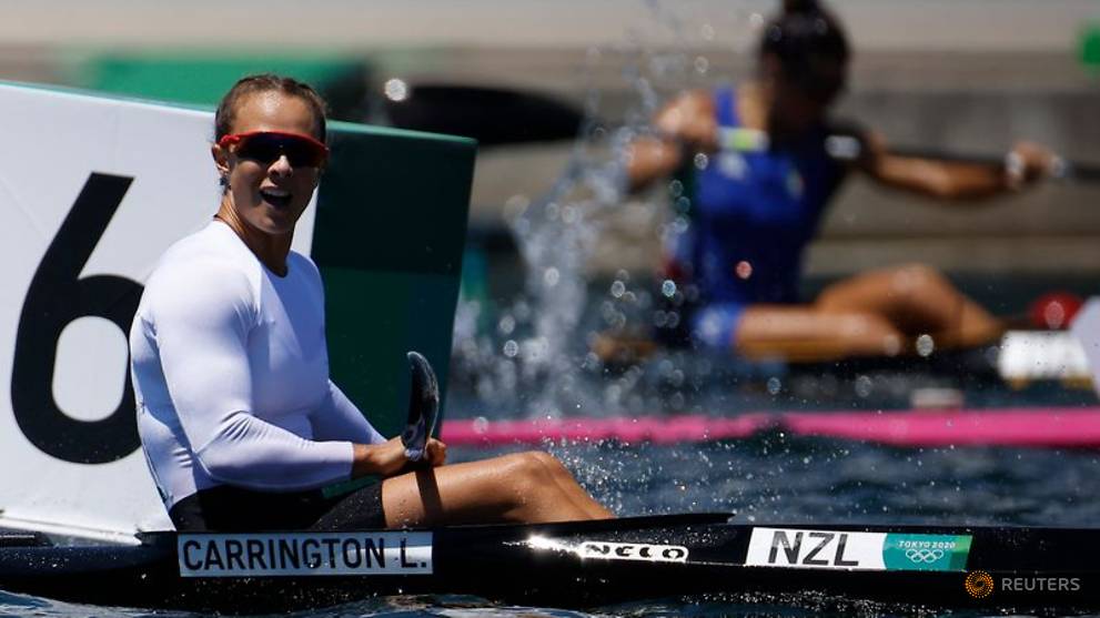 Olympics: Carrington wins women's kayak single 200m gold