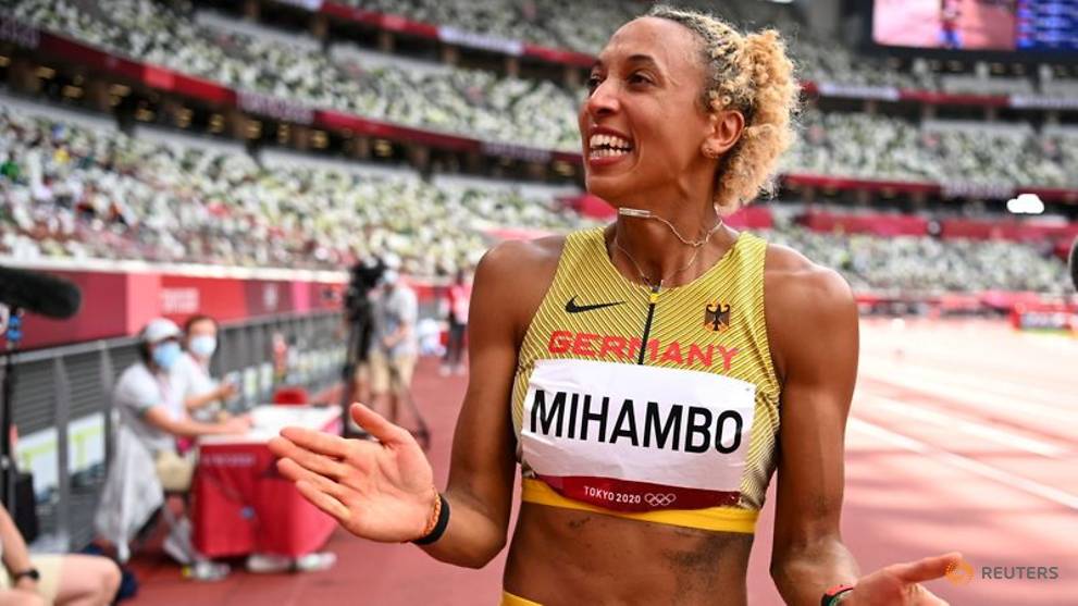 Olympics-Athletics-Germany's Mihambo wins women's long jump gold in Tokyo