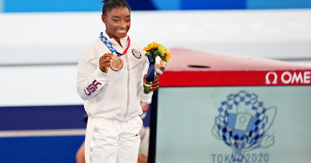 How many Olympic medals does Biles have?