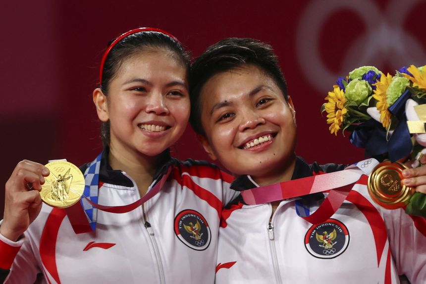 Olympics: Apriyani Rahayu's dad hails daughter's badminton gold