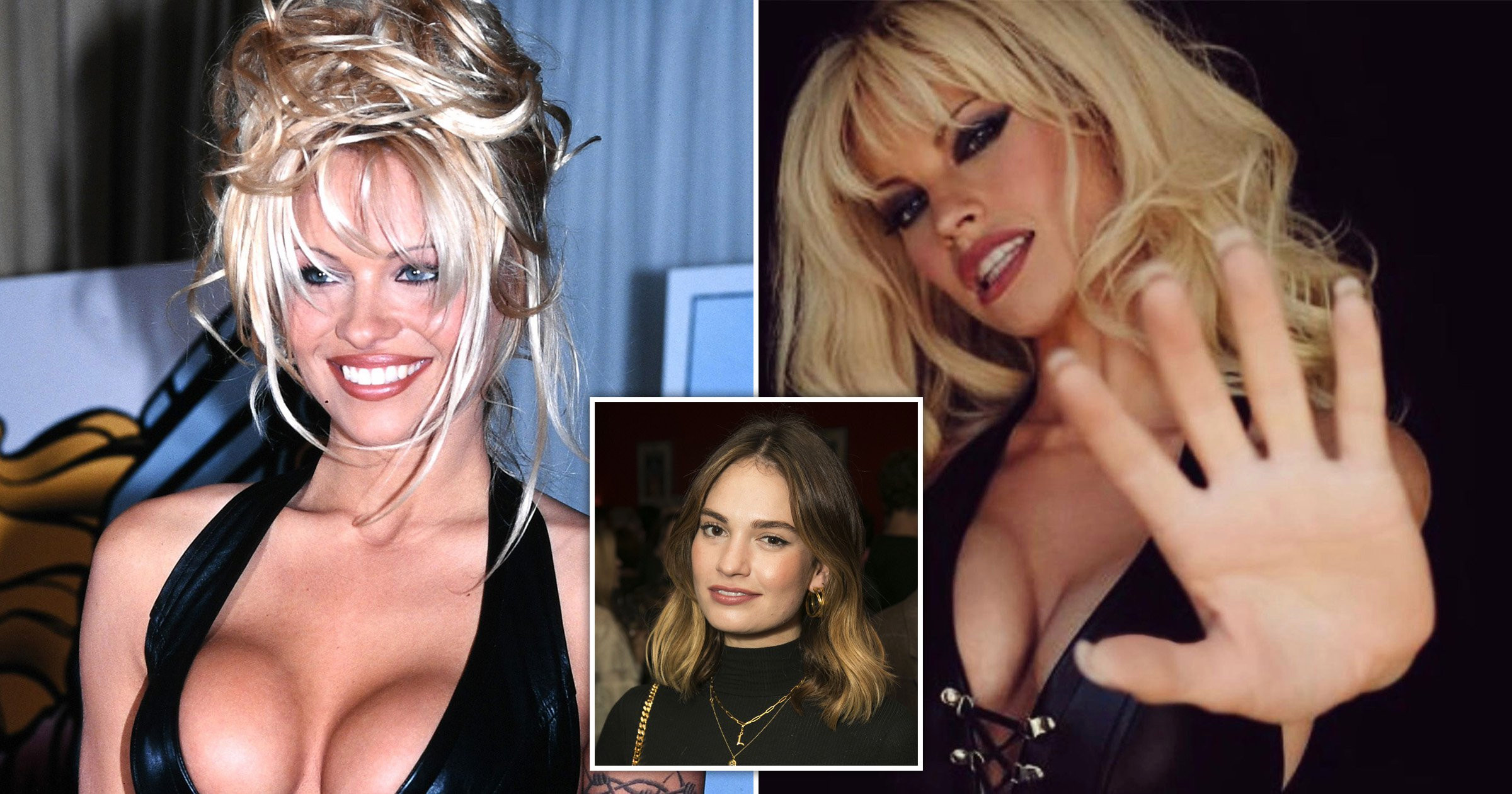 It took up to five hours to transform Lily James into Pamela Anderson