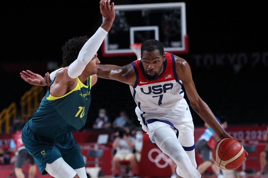 Olympics: Durant-led USA storm back to beat Australia in basketball semis