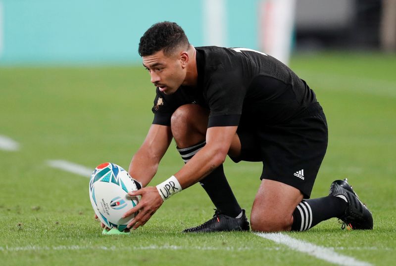 Rugby-All Black Mo'unga at flyhalf, Frizell dropped for Australia test
