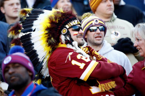 Washington Football Team Bans Native American Headdresses and Face Paint