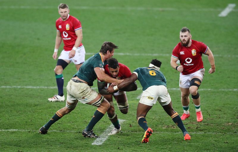 Rugby-Lawes calls on Lions to put bodies on the line to beat Boks
