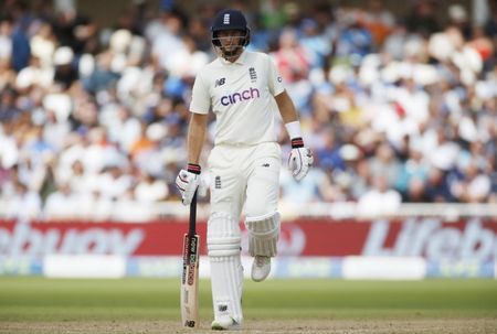 Cricket-Root hits second fifty of match to lead England's fight