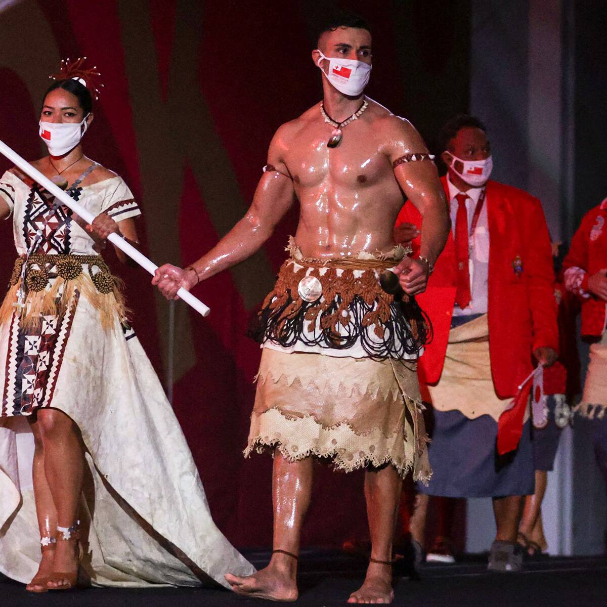 Behold, Tongan Flag Bearer Pita Taufatofua's "Top Secret" to His Oily Skin
