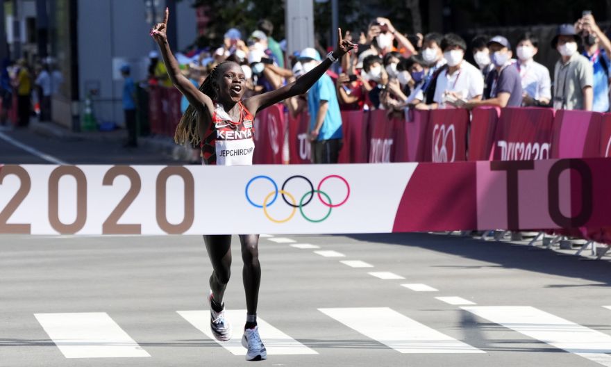 Olympics: Kenya's Peres Jepchirchir wins women's marathon with late burst