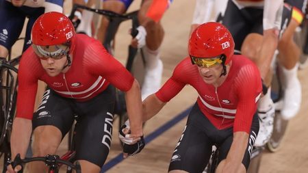 Olympics-Cycling-Denmark win gold in the men's madison