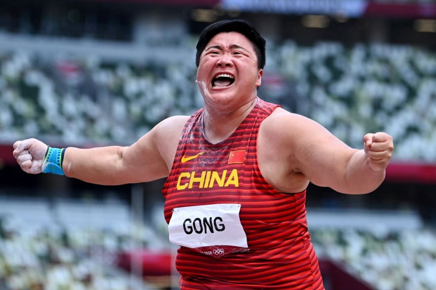 Olympics: Chinese shot put champ Gong Lijiao is asked about 'masculine' appearance. Outrage follows