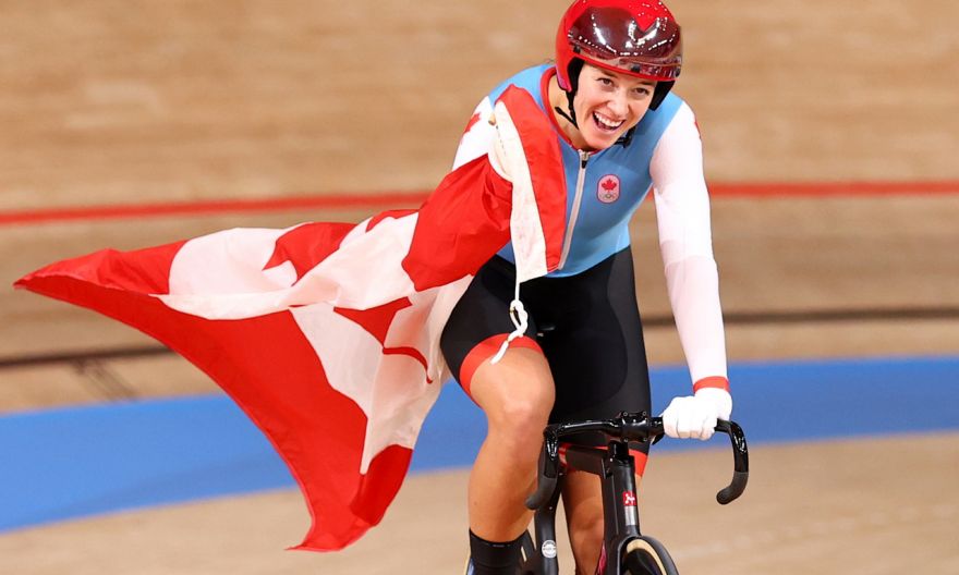 Olympics: Canadian cyclist Kelsey Mitchell wins women's sprint gold