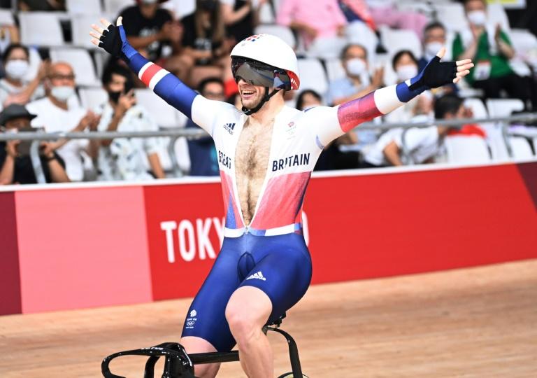 Britain's Jason Kenny makes Olympic history with keirin gold