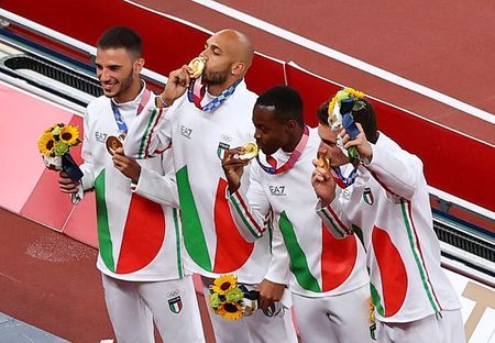 Olympics-Italy basks in Tokyo Games medal glory as COVID-19 gamble pays off