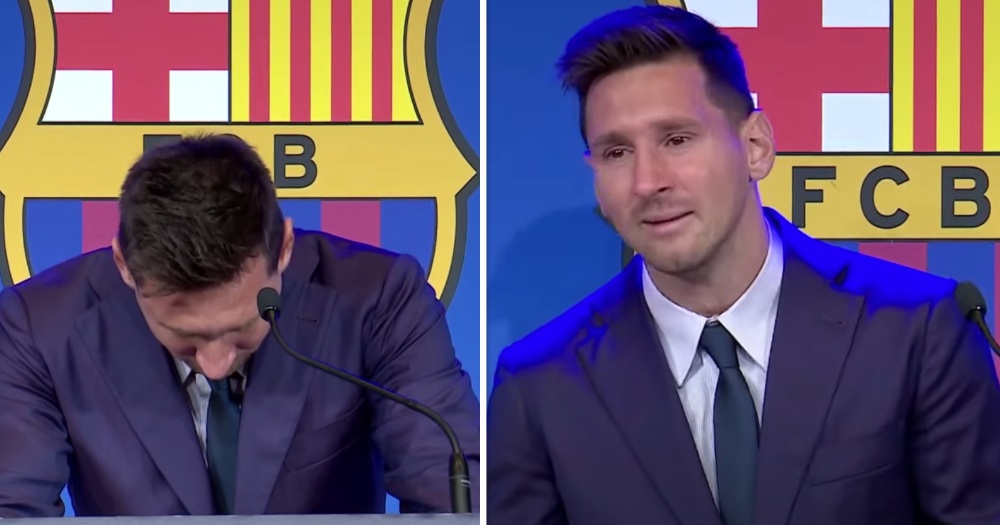 'I have to say goodbye to all of this': Emotional Lionel Messi bids farewell to FC Barcelona