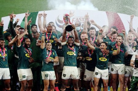 Rugby-Hungry Boks sensed higher purpose in determination to beat Lions
